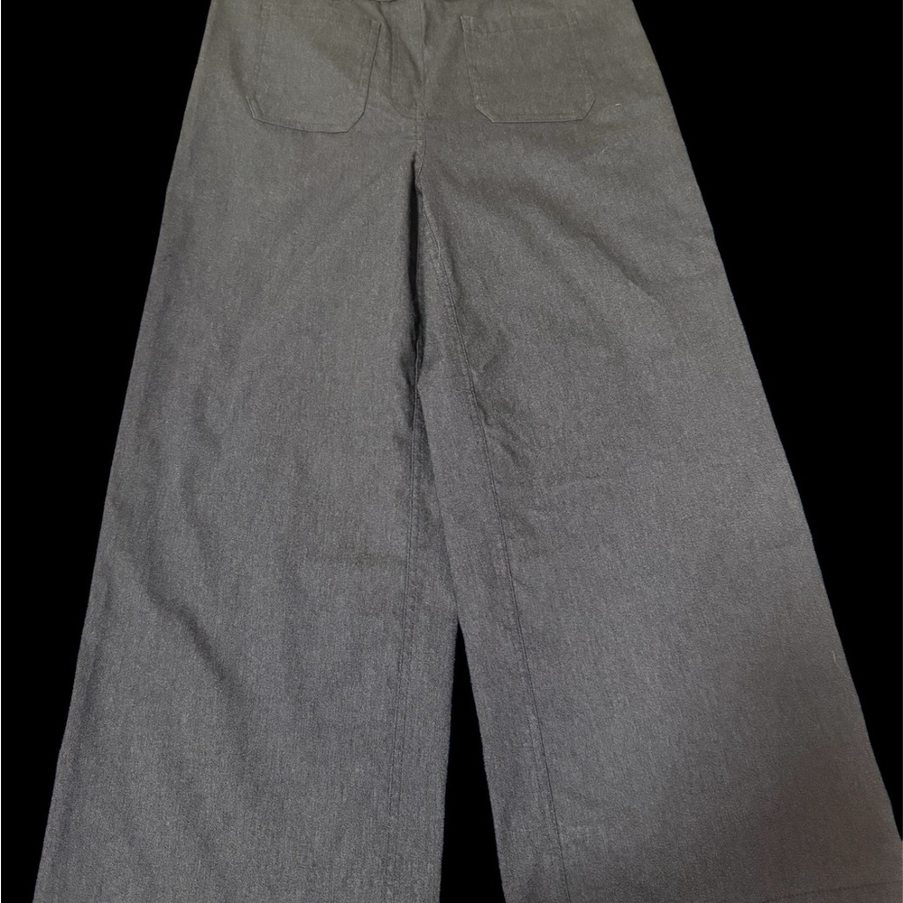 Wide Leg Gray Pants